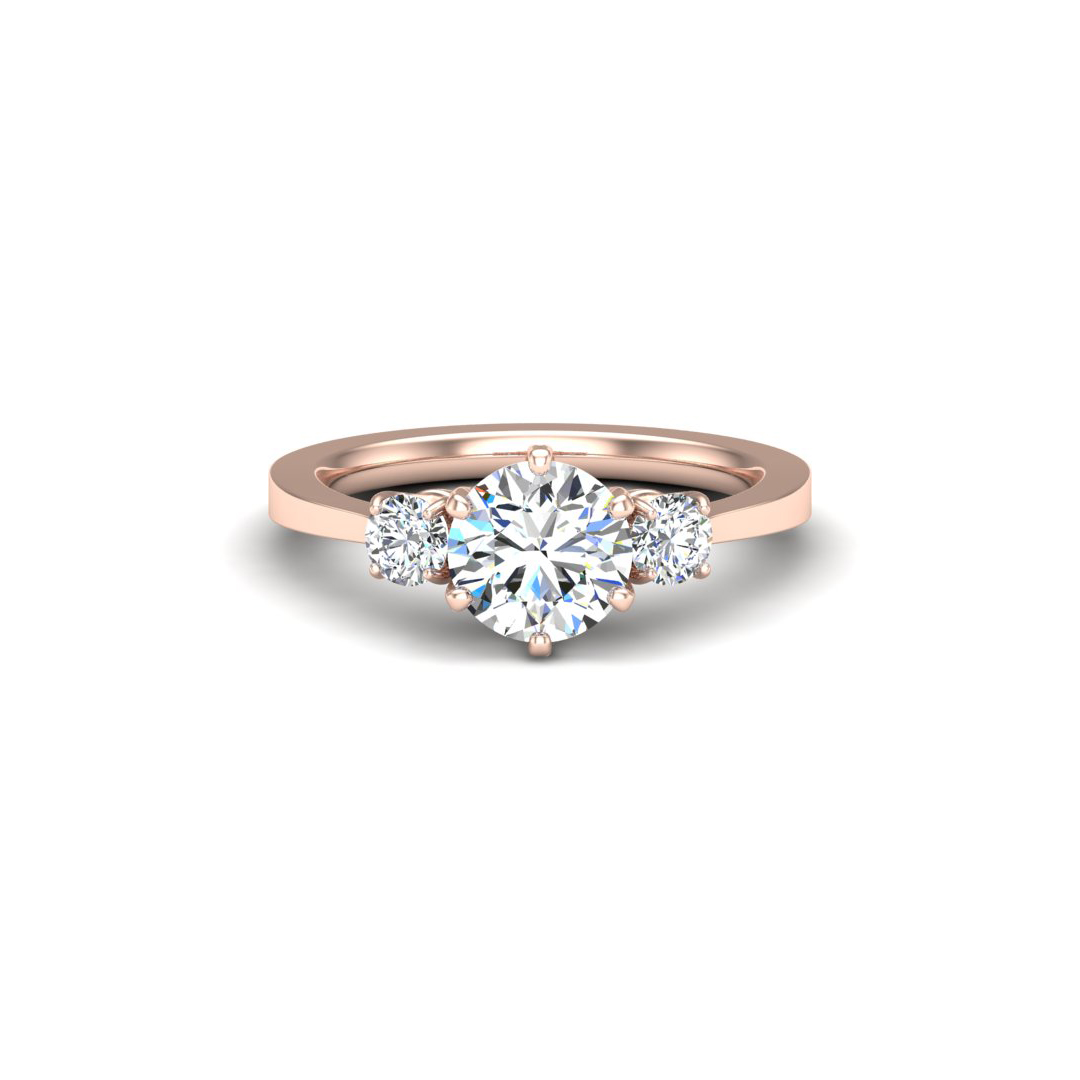 Kamryn Three-Stone Ring